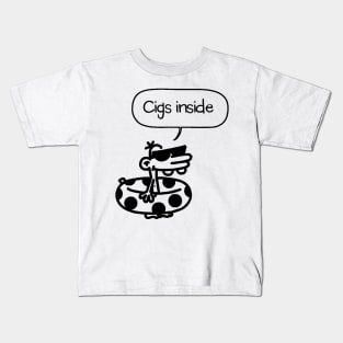 Cigs Inside Manny Kids T-Shirt